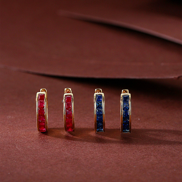 サファイアピアスk18 ピアス（フープ） パール大好き(購入前に