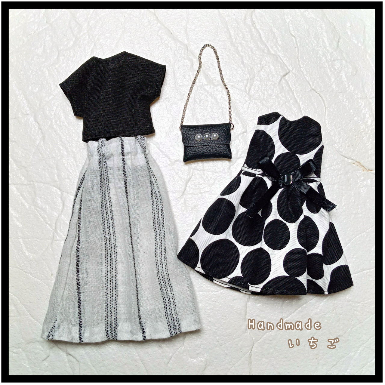 リカちゃん 服 ハンドメイド 着回しコーデセット おもちゃ・人形 