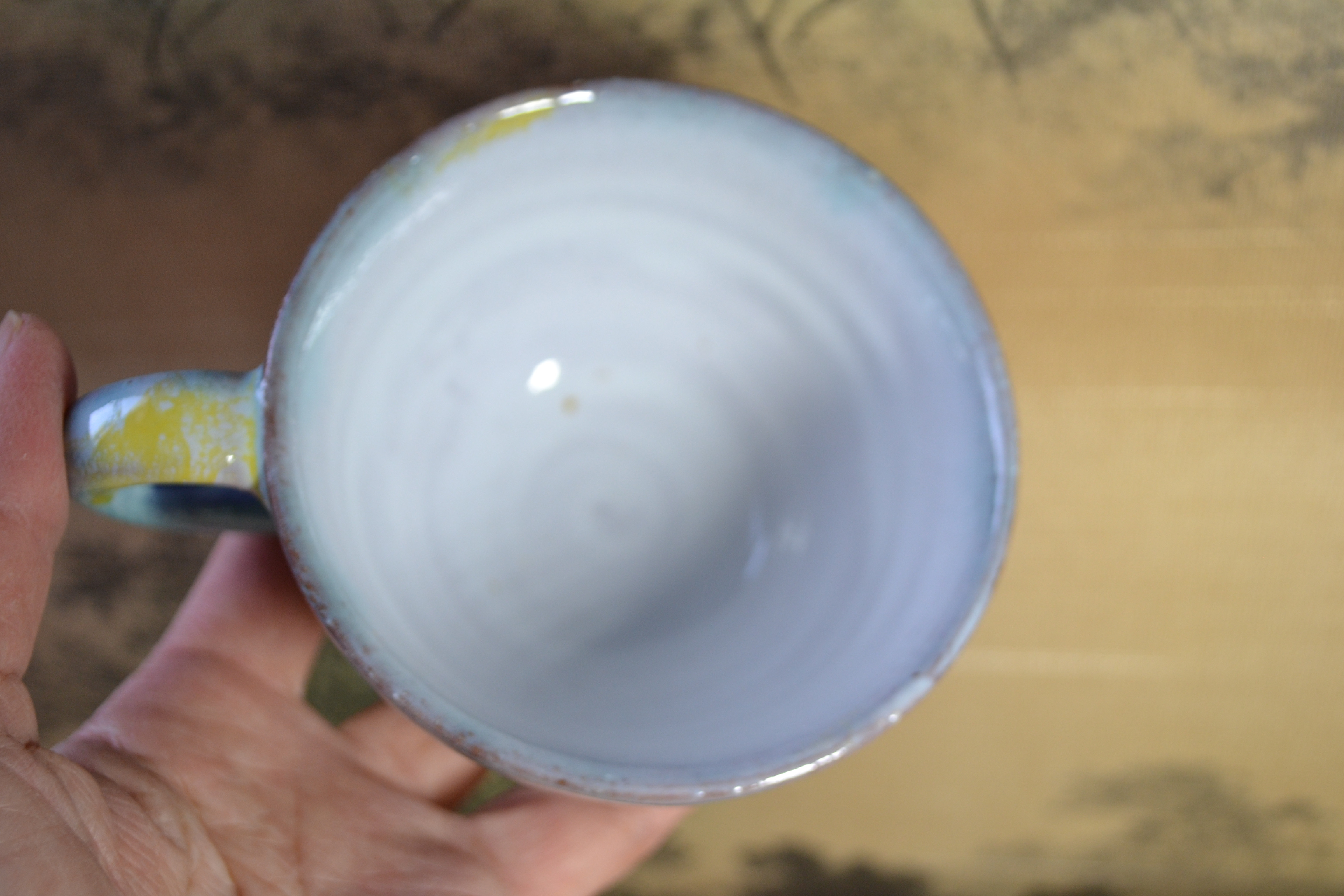 【再入荷！】コーヒーカップ(南仏の光) パレット ★萩焼　パーティ ギフト