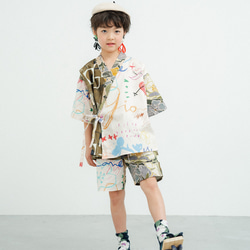 ウィリアムモリス 浴衣 黒 着物 子供服 moemusisan 通販