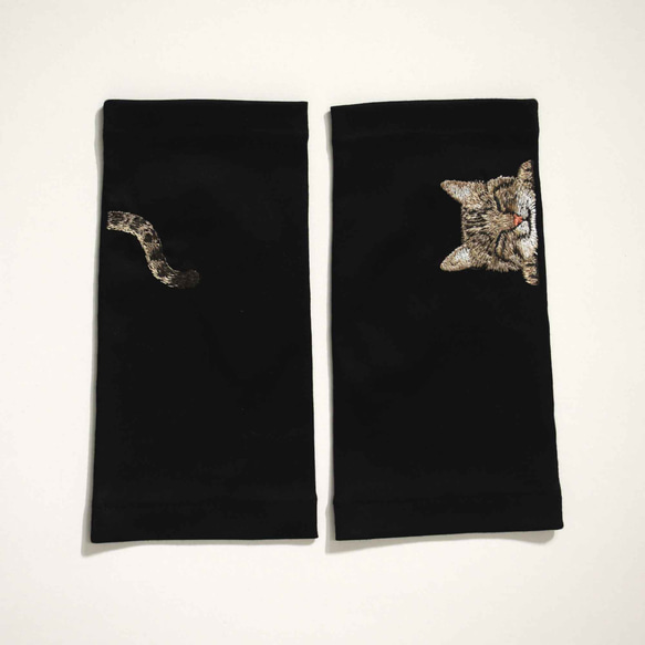 [貓臂套] Kijitora親子/防紫外線/100%棉/短搭配長袖 贈送Mytaine 第5張的照片