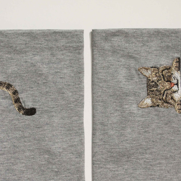 [貓臂套] Kijitora親子/防紫外線/100%棉/短搭配長袖 贈送Mytaine 第3張的照片