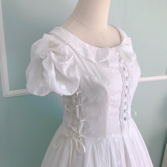 純白ワンピース】 ワンピース Ruinasan 通販 17728586｜Creema