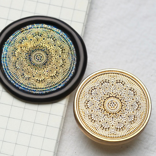 １点限り♡未使用　スタンピンアップ　パンジースタンプ&ダイ 30mmオリジナル英字フレーム シーリングスタンプヘッド - PiPi