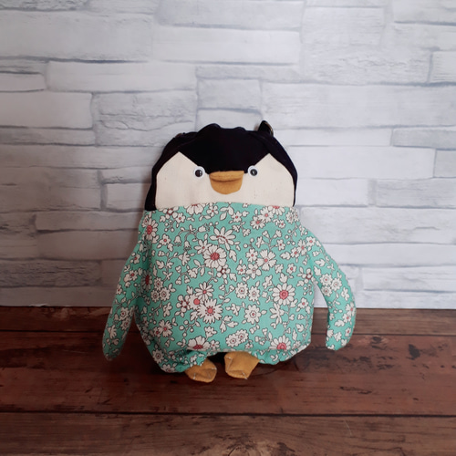 ペンギン巾着☆ハンドメイドオーダー （ペンギン巾着