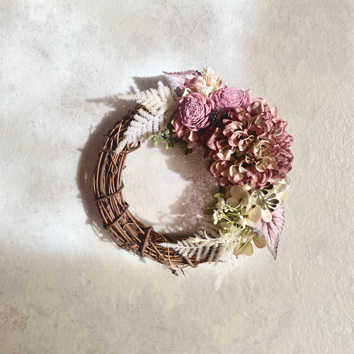 アーティフィシャルフラワーハーフリース 20センチ アート