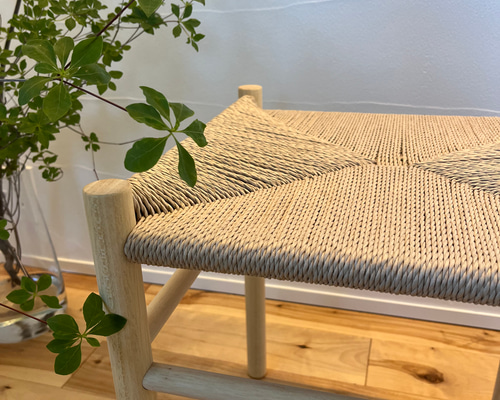 ペーパーコードスツール-正方形-SHIKAKU 椅子（チェアー）・スツール