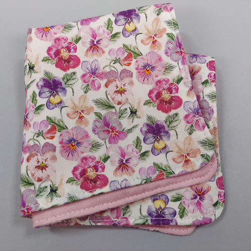 リバティガーゼハンカチ〈シンクオブミー〉ピスタチオ