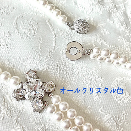 再販】スワロフスキー クリスタルパール とbijouの フォーマル