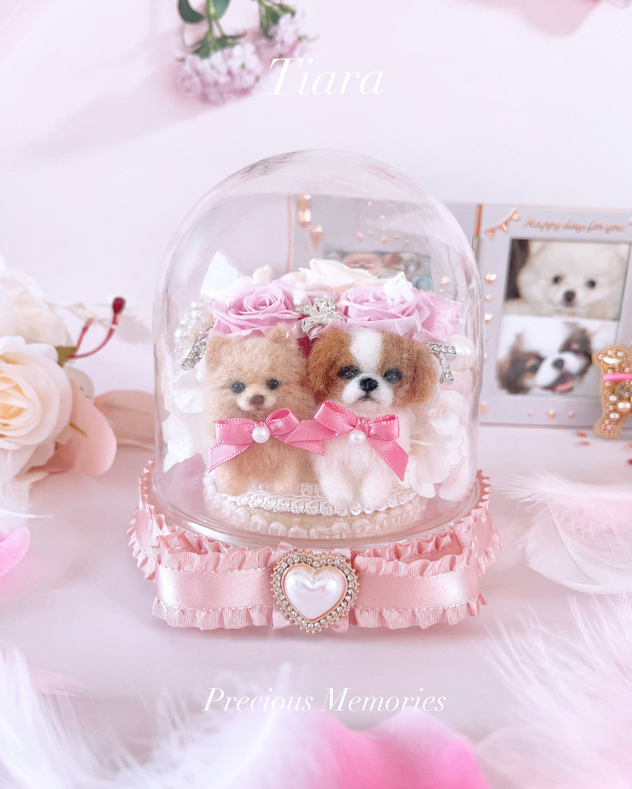 ペット プリザーブドフラワー ドーム