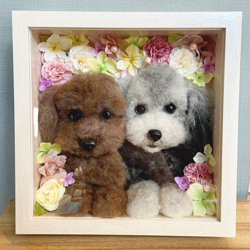 箱入り娘✳︎息子 2匹バージョン わんちゃん オーダーメイド受付中