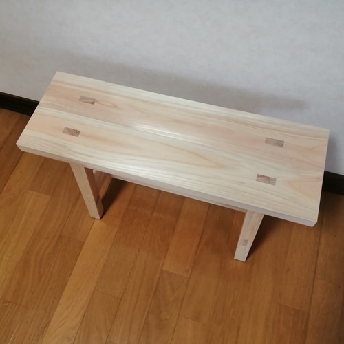 木製フラワースタンド 花台 幅60cm×高さ30cm スツール ベンチ