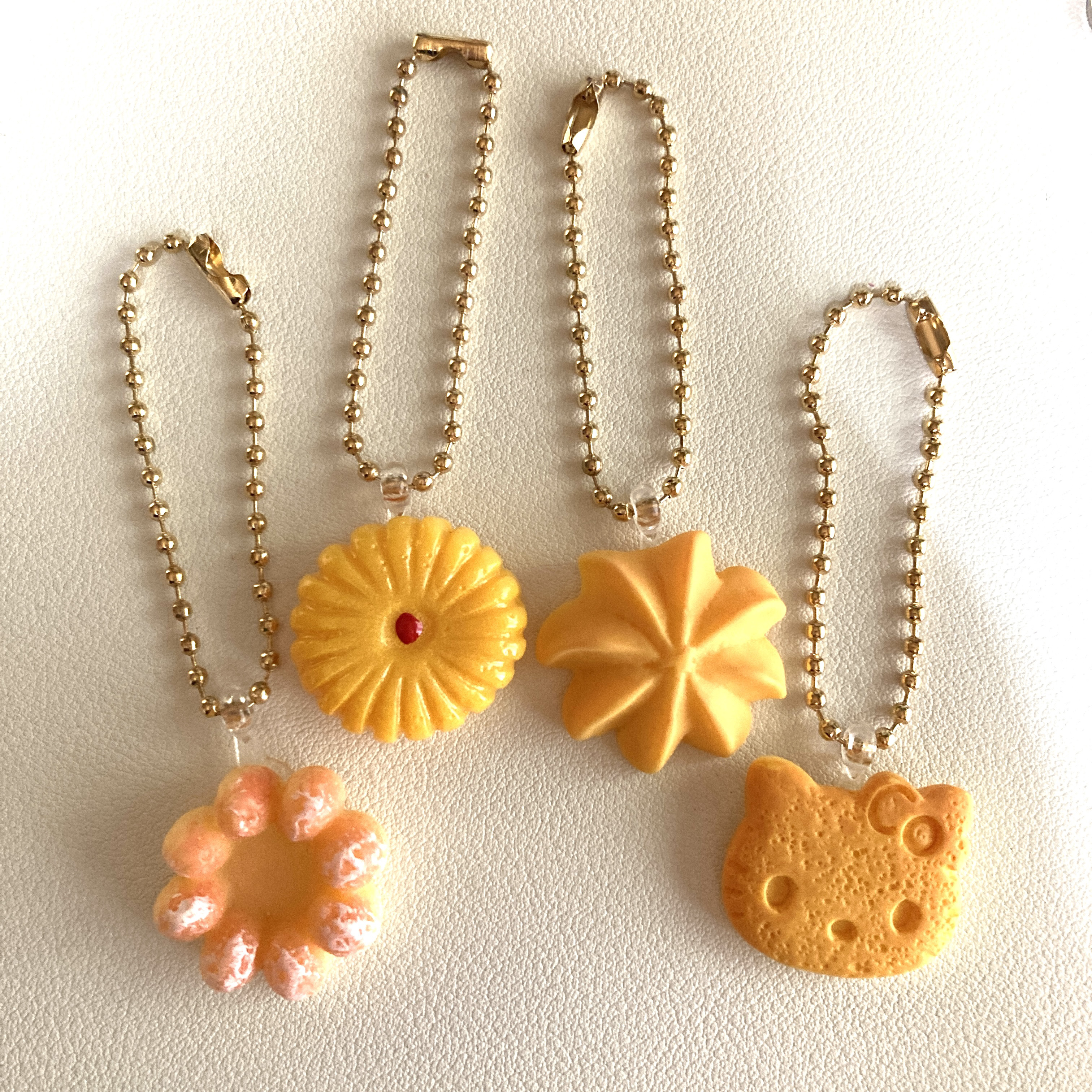 Ryuusa☆クッキー＆ポップコーンキーホルダー☆フェイクスイーツ 1fbe99946c774a6f94c24eabe30759