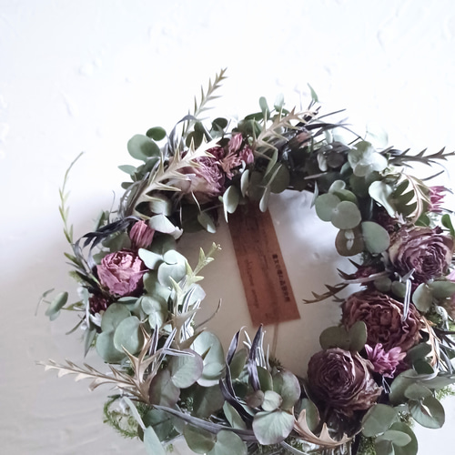 魔女の棲む森～裏庭～】ドライフラワー リース