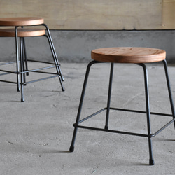 ◾️mixt model スタッキングスツール アイアン W370×D370×H400