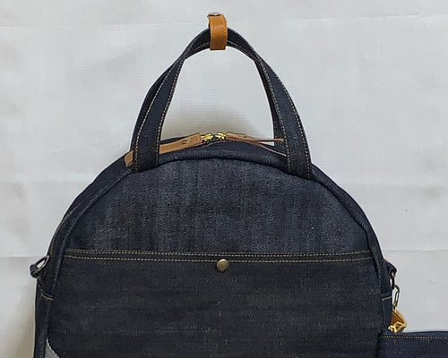 ☆ハンドメイド☆岡山デニム☆4wayボストンバッグ ボストン