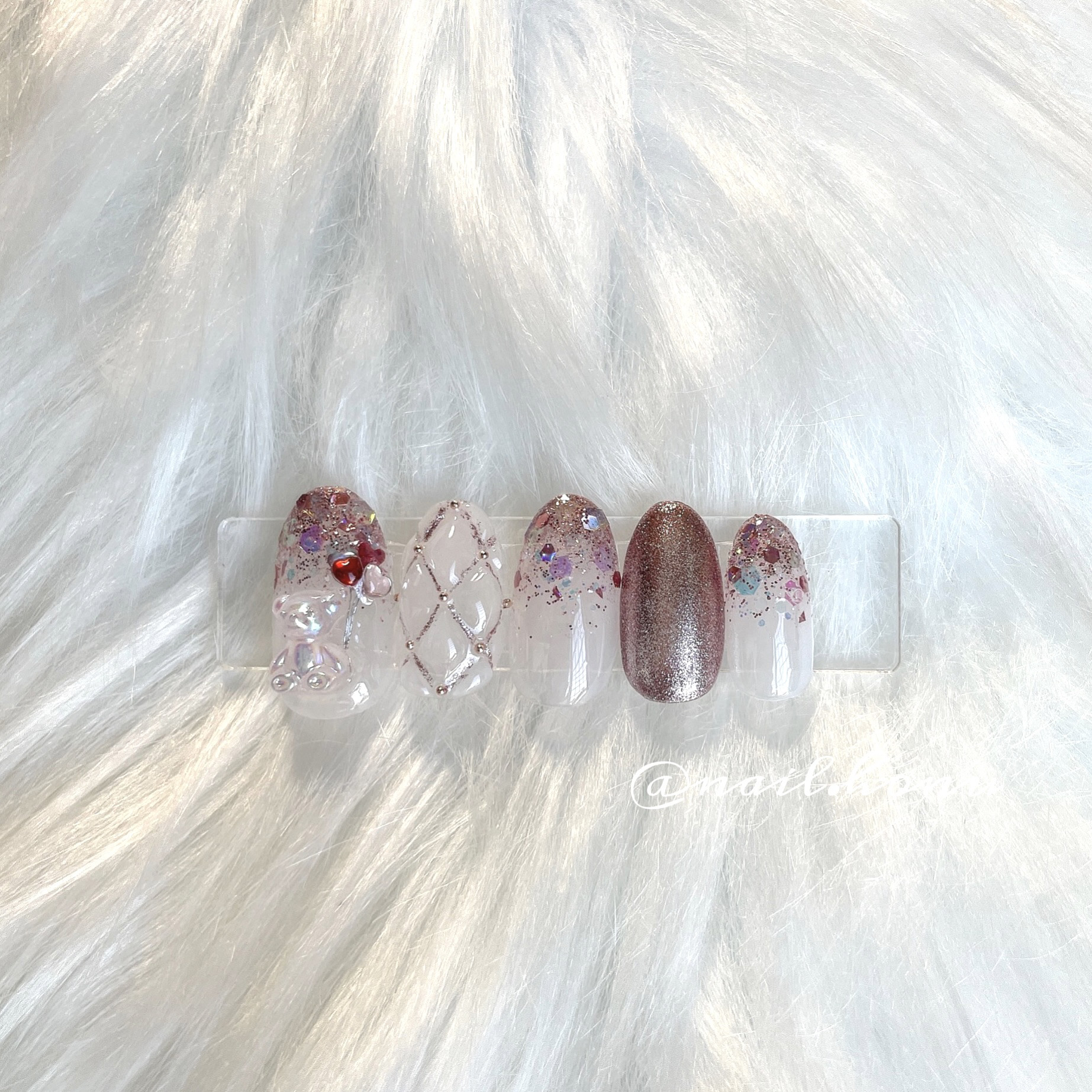 No.39 キルティングネイル/推しネイル/SEVENTEEN