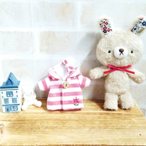 13cmぬいぐるみの洋服(赤ストライプ) ぬいぐるみ Ricot 通販 17730714