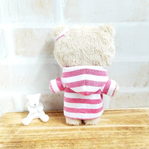 13cmぬいぐるみの洋服(赤ストライプ) ぬいぐるみ Ricot 通販 17730714