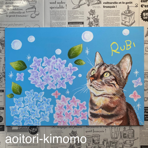 チョークアート「うちの子」そっくりボード チョークアート「うちの子」そっくりボード