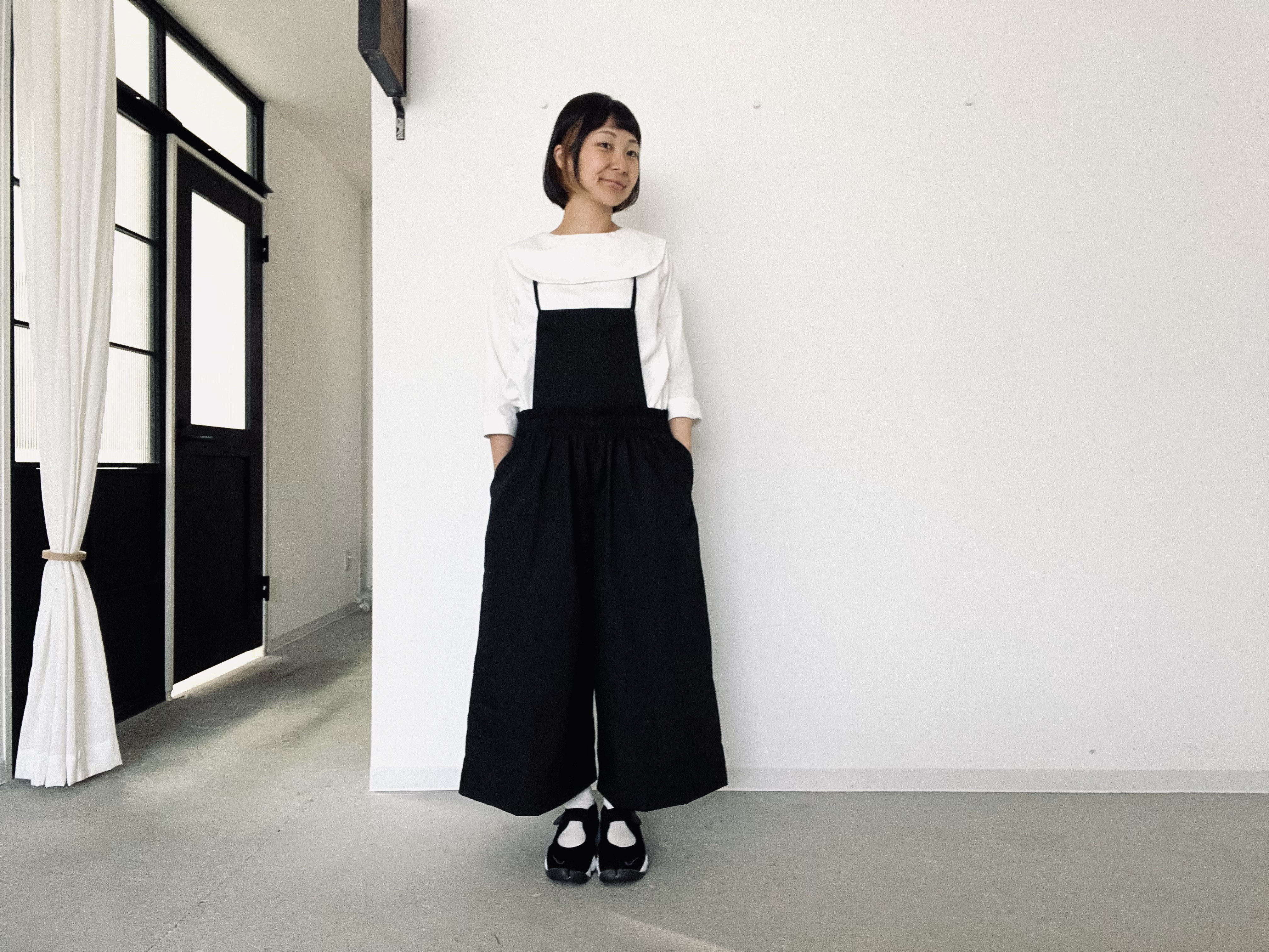 小さな前あてサロペット⚮̈ふんわり着心地⚮̈ナチュラル⚮̈