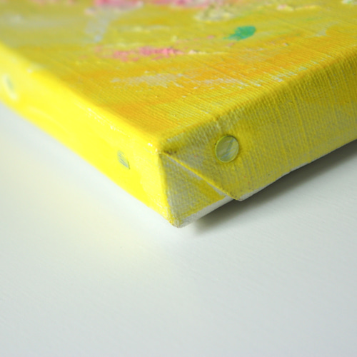 原画】【復刻】抽象画 太陽のひかり 約410×410mm（S6サイズ