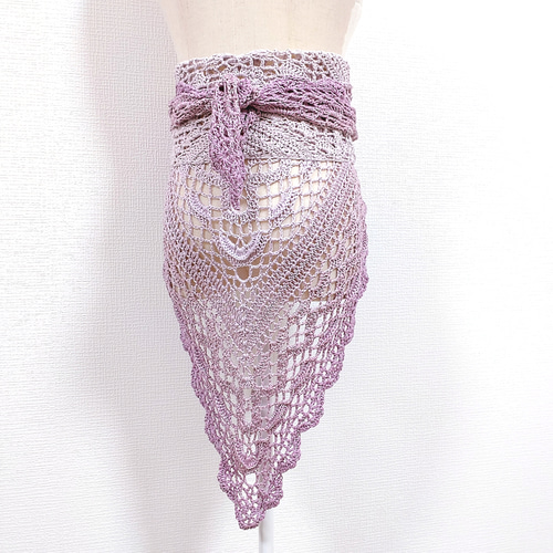 三角ショール 三角ストール ラメ ショール ストール バレエショール