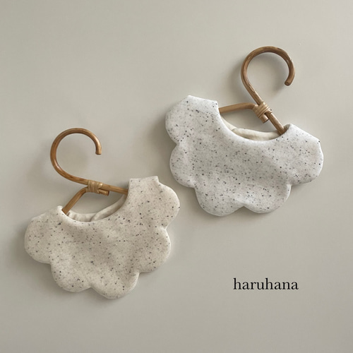 再販⸝⋆】ふんわりリブニットのつぶつぶスタイ✺もくもく型 スタイ