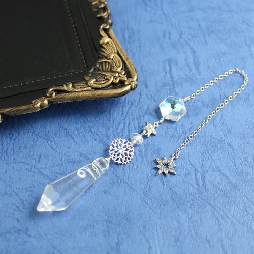 初心者にも使いやすい☆六芒星のペンデュラム（金と銀）＜高級 