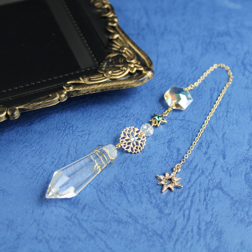 初心者にも使いやすい☆六芒星のペンデュラム（金と銀）＜高級 