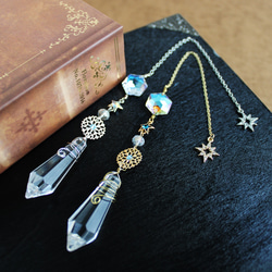 ☆かおmama☆様♡*.スワロフスキー♡サンキャッチャー3点♡ 愛と感謝】マゼンタとクリスタルカラーのサンキャッチャー＜スタンド