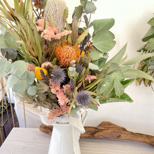 大きめ】バンクシアのドライスワッグ ドライフラワー スワッグ お祝い  