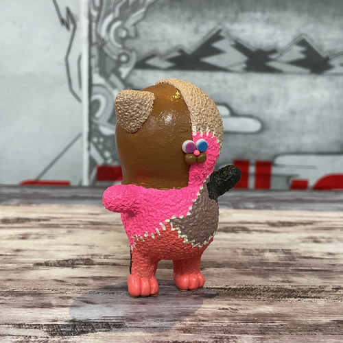 つぎはぎピンクくま☆