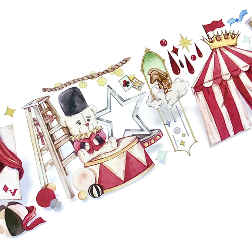 s-314○海外マスキングテープ 切り売り ／ 海外マステ コラージュ 背景