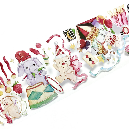 海外マステ ♡マステ10巻 ロールシール2巻 セット売り