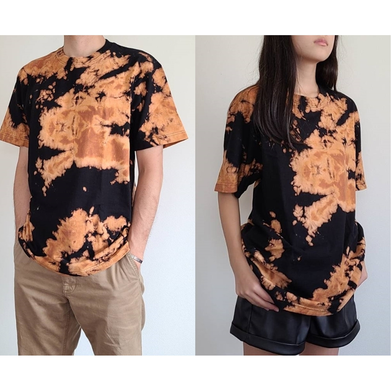 STONE タイダイ ロンT スウェット L ブリーチ加工 希少