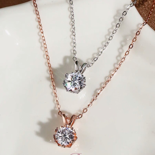 モアッサナイト 1ct ラウンド 6本爪 ハート爪 キラキラ ゴージャス