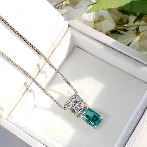 美品」パライバトルマリンネックレス