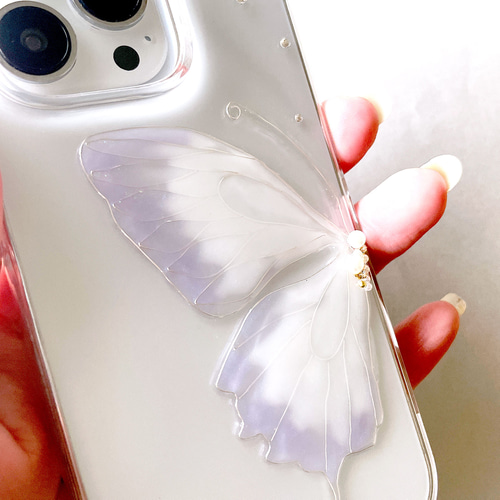 iPhone16e iPhone15pro iPhone14 蝶々 スマホケース クリアケース