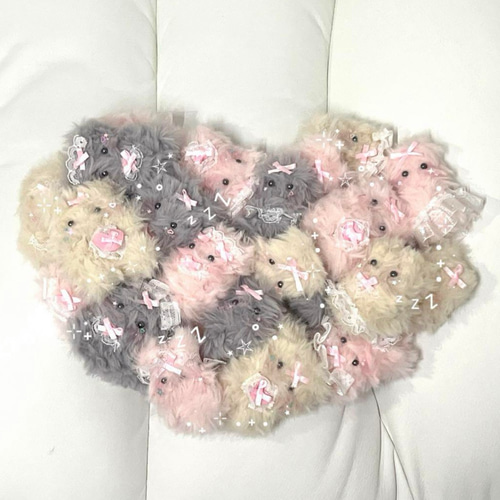 ふわふわドールキーホルダー 3点セット ぬいぐるみ UNIBABY 通販