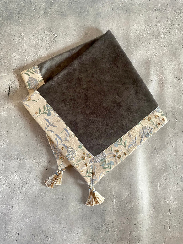 定番人気デザイン☆花柄ジャガード ラメ入り ハンドメイド