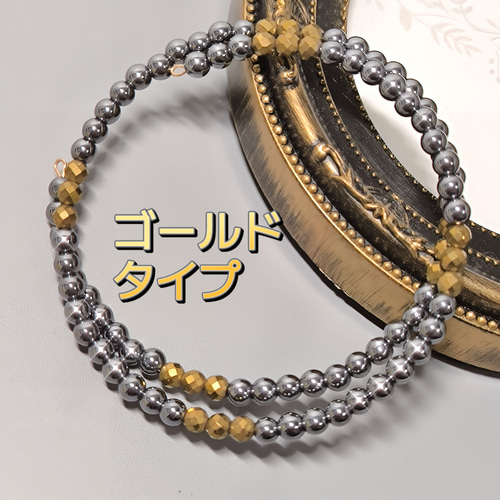 I.S.O テラヘルツ加工チタン　磁気ネックレス・アンクレット　❶銀色 I.S.O テラヘルツ加工チタン 磁気ネックレス・アンクレット ➀銀色