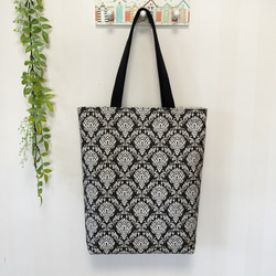 レッスンバッグ　ハンドメイド　ダマスク柄　大人デザイン レッスンバッグ ハンドメイド ダマスク柄 大人デザイン