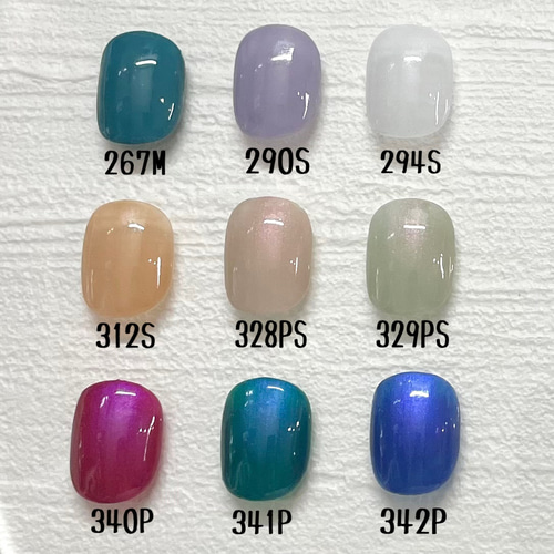 色が選べるワンカラー No.19 ネイルチップ（つけ爪） Latte nail