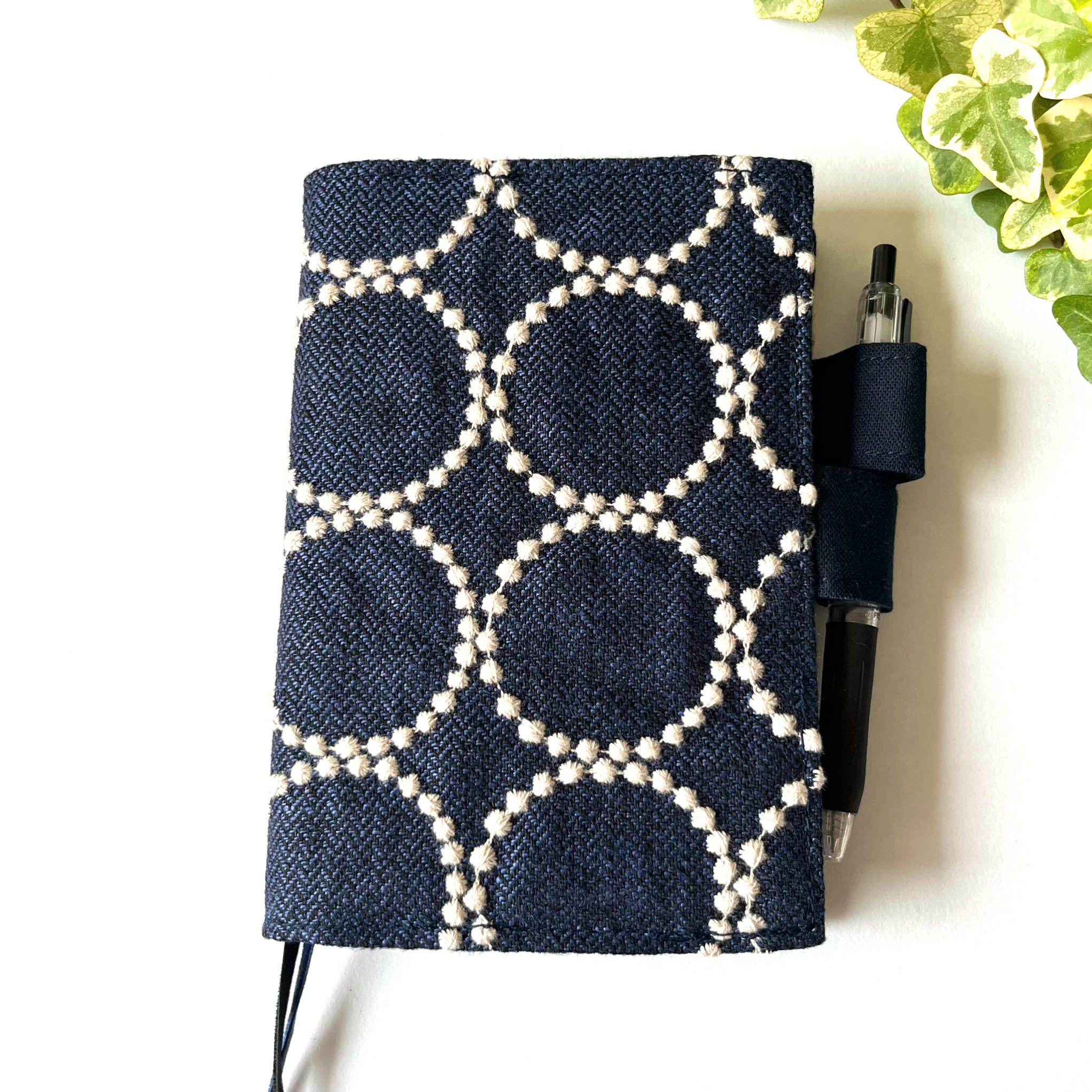 新品未開封☆ほぼ日手帳カバー ミナペルホネンタンバリンネイビー