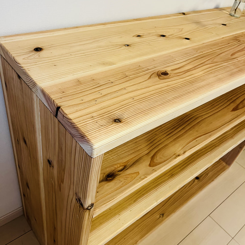 食器棚 キッチンラック 収納棚 本棚 無垢材家具 棚・シェルフ