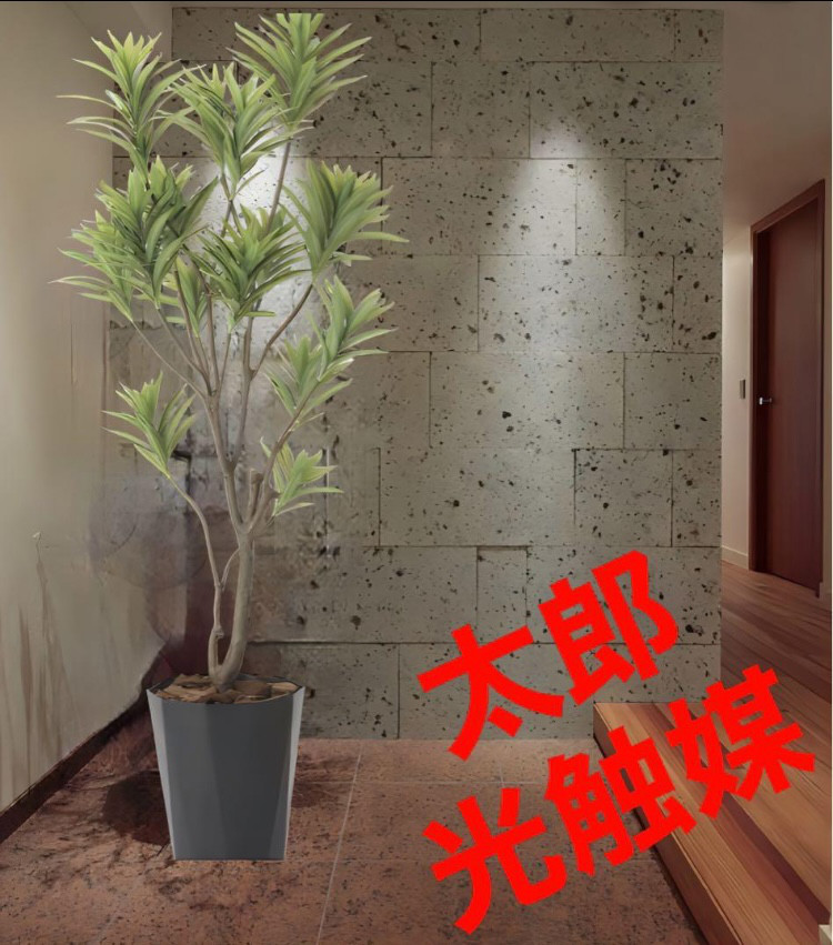 光触媒　人工観葉植物　ウォールグリーン　フレッシュドラセナ1.8