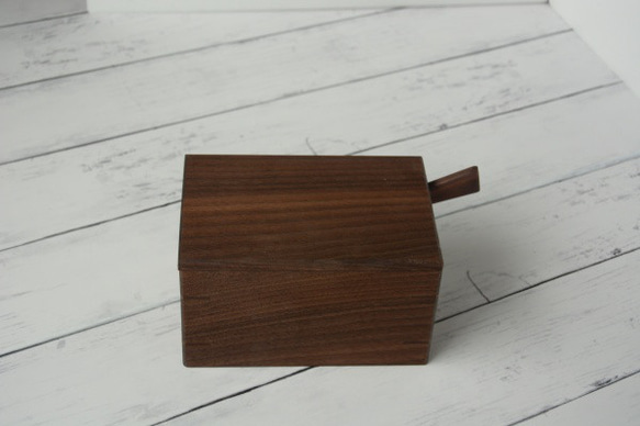 ウォールナットのバターケース 450g用 ナイフ付 その他キッチン小物