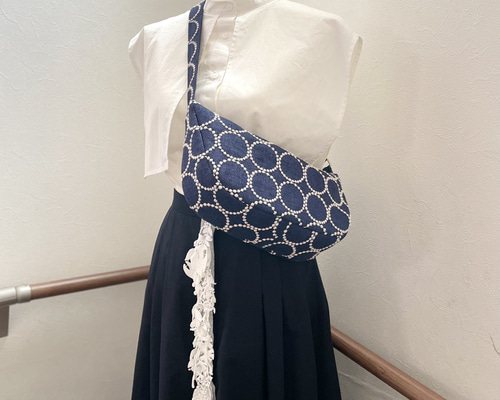ミナペルホネン　ハンドメイド　大きめでしっかりめなウエストポーチ ミナ ポーチ クォーツポーチ｜ミナ ペルホネン / minä perhonen