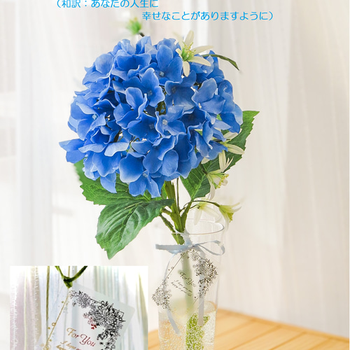 紫陽花・星のお花と紫陽花と。2色の青の涼花 ～ 紫陽花を楽しむ